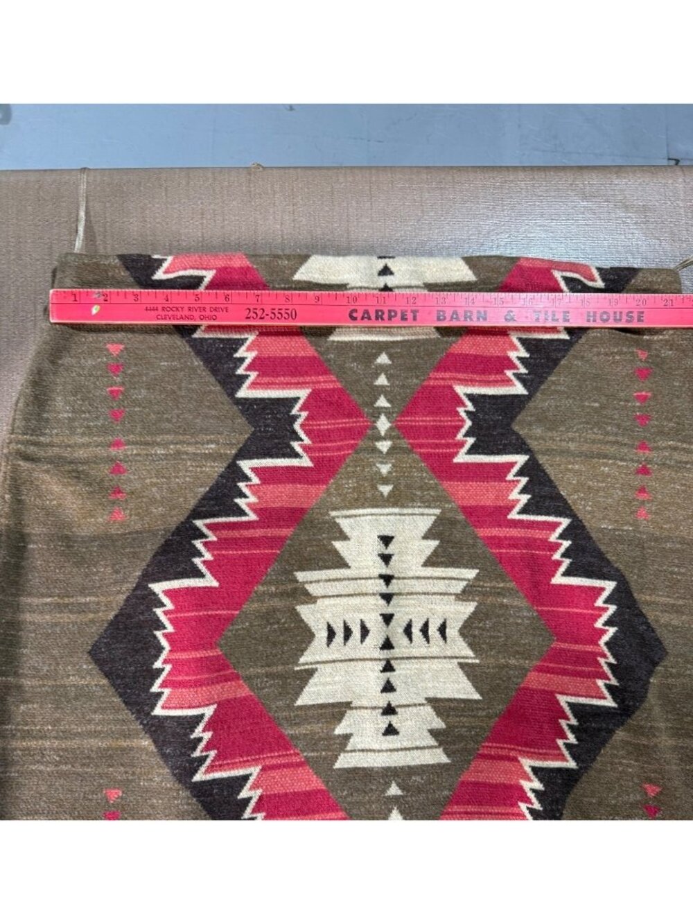 Lauren Ralph Black Label Womens Skirt 3X Aztec Southwestern Print Brown Red - Picture 9 of 12